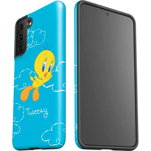 Looney Tunes Tweety Bird Flying Galaxy S21 Plus 5G Pro Case