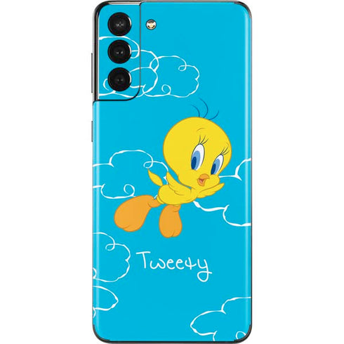 Looney Tunes Tweety Bird Flying Galaxy S21 Plus 5G Skin