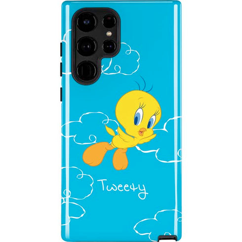 Looney Tunes Tweety Bird Flying Galaxy S22 Ultra Pro Case