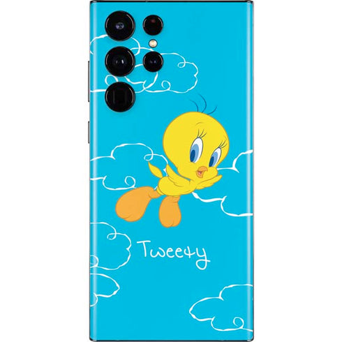 Looney Tunes Tweety Bird Flying Galaxy S22 Ultra Skin
