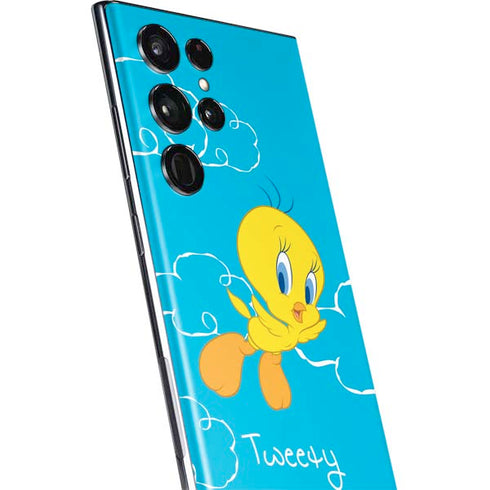 Looney Tunes Tweety Bird Flying Galaxy S22 Ultra Skin