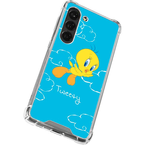 Looney Tunes Tweety Bird Flying Galaxy S23 Clear Case
