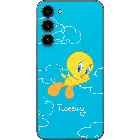 Looney Tunes Tweety Bird Flying Galaxy S23 Plus Skin