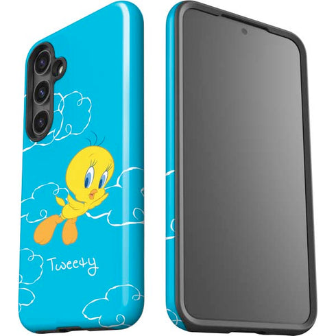 Looney Tunes Tweety Bird Flying Galaxy S24 Plus Impact Case