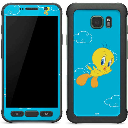 Looney Tunes Tweety Bird Flying Galaxy S7 Active Skin