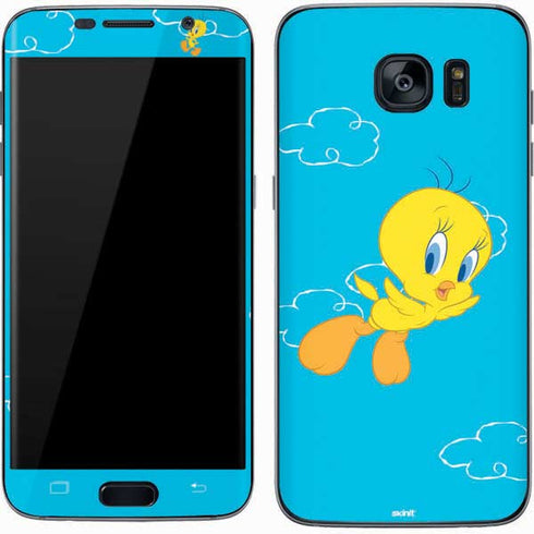 Looney Tunes Tweety Bird Flying Galaxy S7 Skin