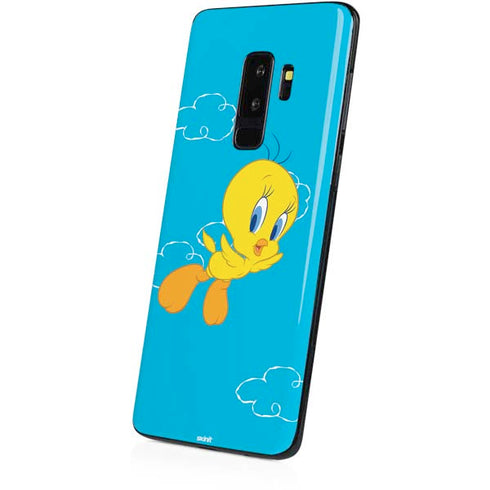 Looney Tunes Tweety Bird Flying Galaxy S9 Plus Skin