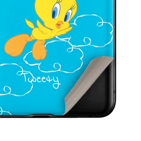 Looney Tunes Tweety Bird Flying Galaxy Z Flip Skin