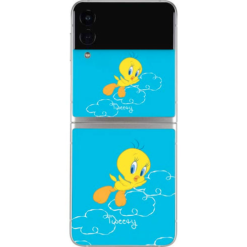 Looney Tunes Tweety Bird Flying Galaxy Z Flip3 5G Skin