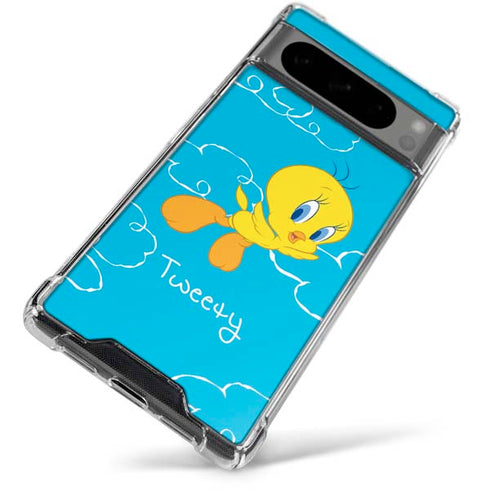Looney Tunes Tweety Bird Flying Google Pixel 8 Pro Clear Case