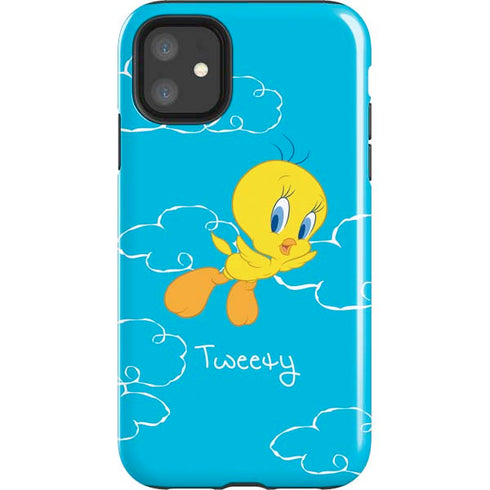 Looney Tunes Tweety Bird Flying iPhone 11 Impact Case