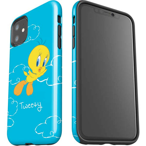 Looney Tunes Tweety Bird Flying iPhone 11 Impact Case