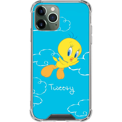 Looney Tunes Tweety Bird Flying iPhone 11 Pro Max Clear Case