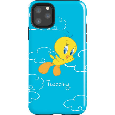 Looney Tunes Tweety Bird Flying iPhone 11 Pro Max Impact Case