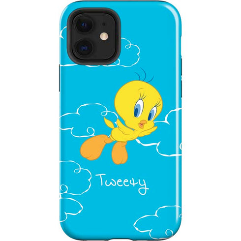 Looney Tunes Tweety Bird Flying iPhone 12 Impact Case