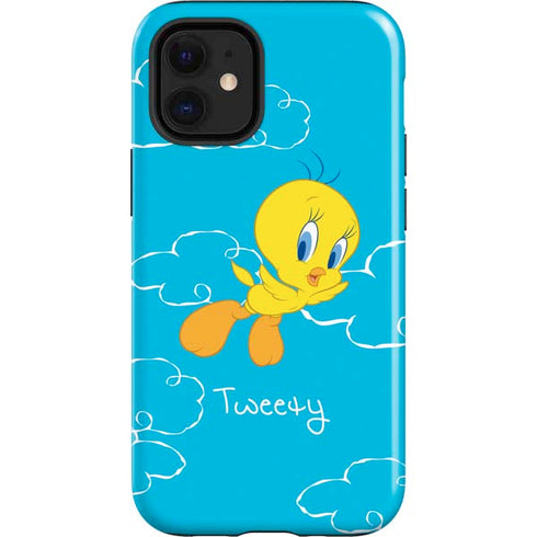 Looney Tunes Tweety Bird Flying iPhone 12 Mini Impact Case