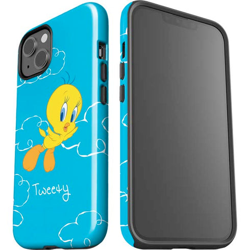 Looney Tunes Tweety Bird Flying iPhone 13 Impact Case