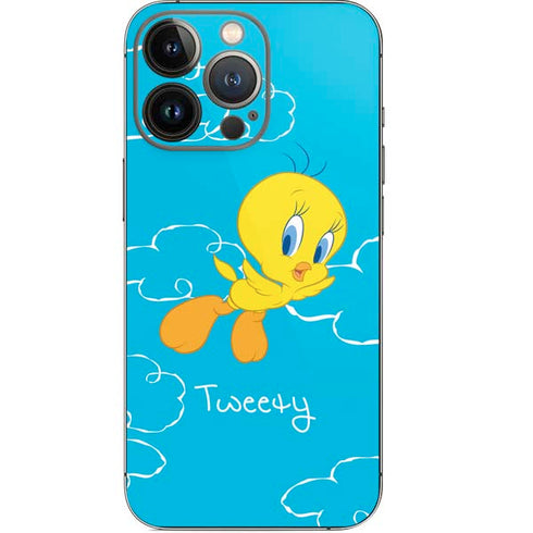 Looney Tunes Tweety Bird Flying iPhone 13 Pro Skin