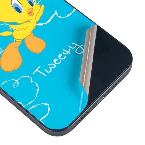 Looney Tunes Tweety Bird Flying iPhone 14 Plus Skin