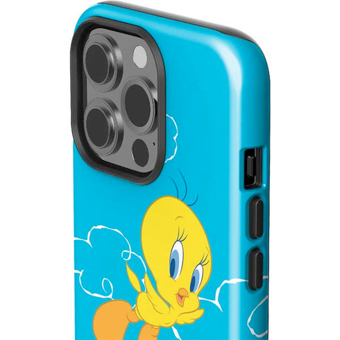 Looney Tunes Tweety Bird Flying iPhone 15 Pro Impact Case