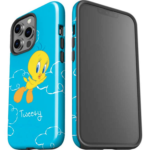 Looney Tunes Tweety Bird Flying iPhone 15 Pro Impact Case