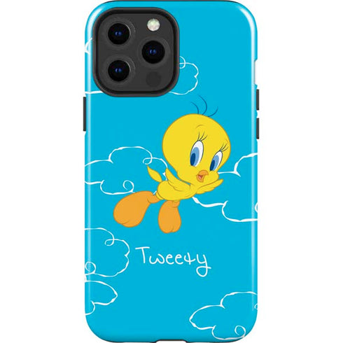 Looney Tunes Tweety Bird Flying iPhone 15 Pro Max Impact Case