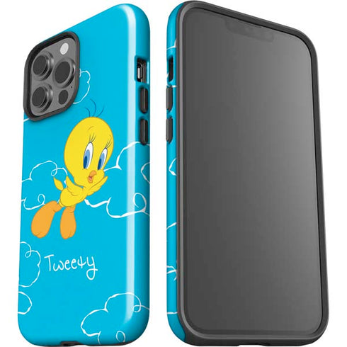 Looney Tunes Tweety Bird Flying iPhone 15 Pro Max Impact Case