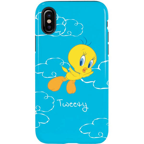 Looney Tunes Tweety Bird Flying iPhone X Pro Case