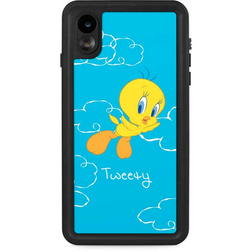 Looney Tunes Tweety Bird Flying iPhone XR Waterproof Case