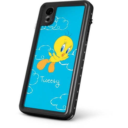 Looney Tunes Tweety Bird Flying iPhone XR Waterproof Case
