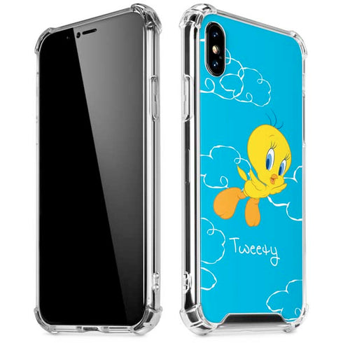 Looney Tunes Tweety Bird Flying iPhone XS Max Clear Case