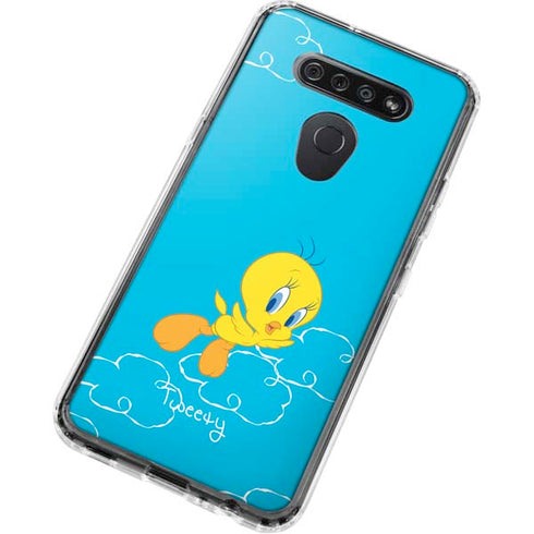 Looney Tunes Tweety Bird Flying LG K51/Q51 Clear Case