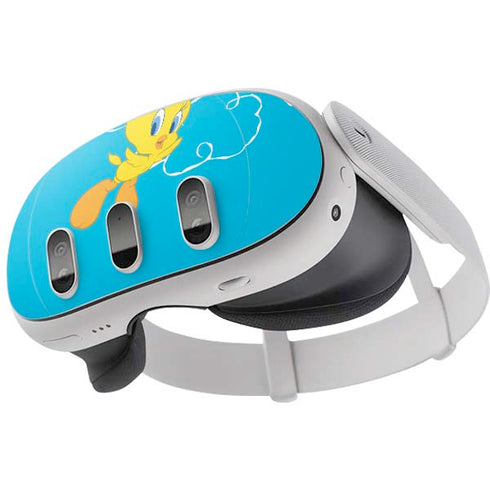 Looney Tunes Tweety Bird Flying Meta Quest 3 Skin