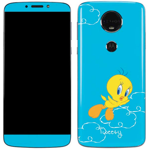 Looney Tunes Tweety Bird Flying Moto E5 Plus Skin