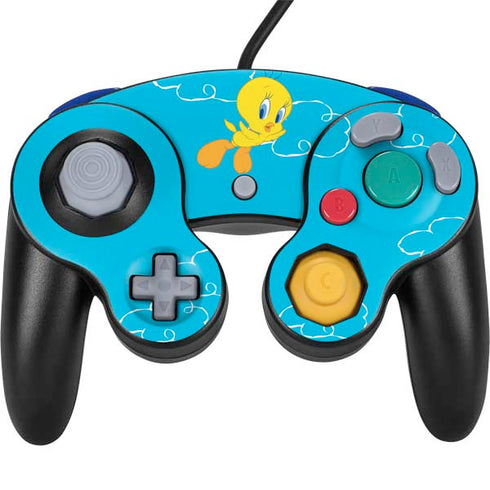 Looney Tunes Tweety Bird Flying Nintendo GameCube Controller Skin