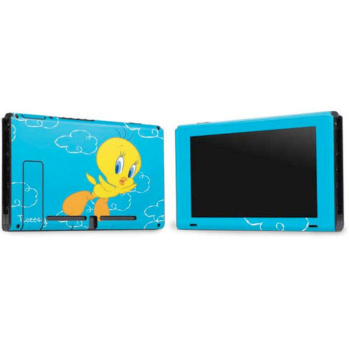 Looney Tunes Tweety Bird Flying Nintendo Switch Bundle Skin