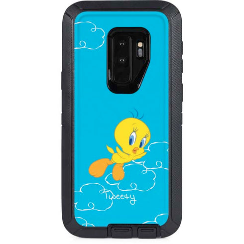 Looney Tunes Tweety Bird Flying Otterbox Defender Galaxy Skin