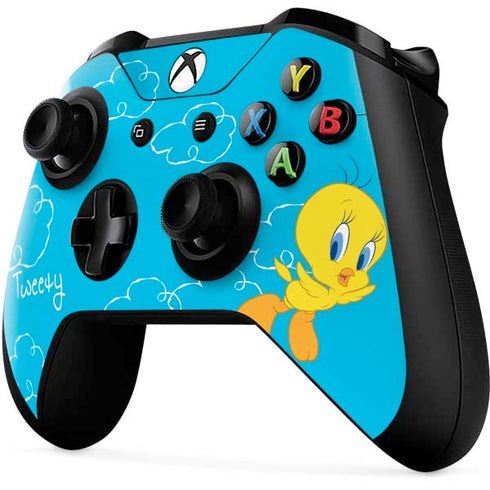 Looney Tunes Tweety Bird Flying Xbox One X Controller Skin