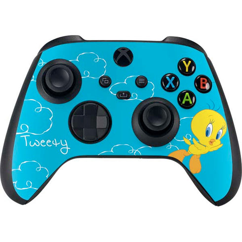Looney Tunes Tweety Bird Flying Xbox Series X Controller Skin