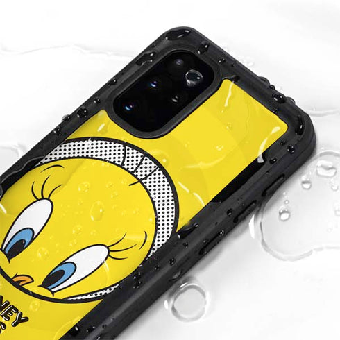 Looney Tunes Tweety Bird Full Galaxy S20 Plus Waterproof Case