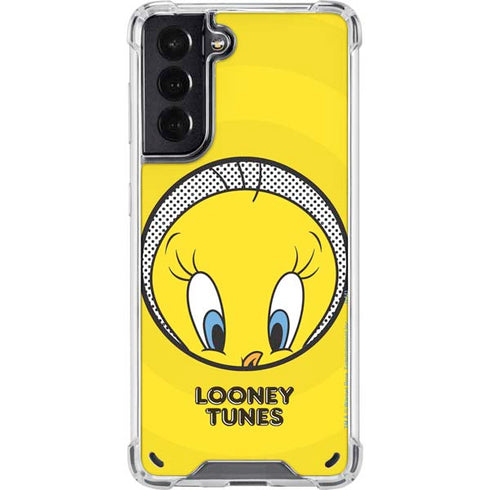Looney Tunes Tweety Bird Full Galaxy S21 5G Clear Case
