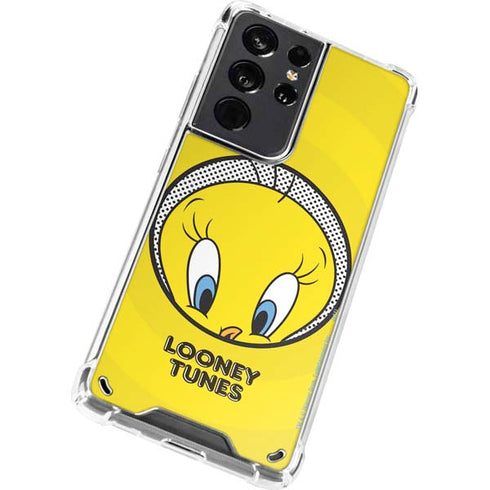 Looney Tunes Tweety Bird Full Galaxy S21 Ultra 5G Clear Case