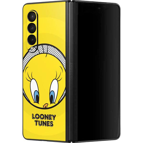 Looney Tunes Tweety Bird Full Galaxy Z Fold3 5G Skin
