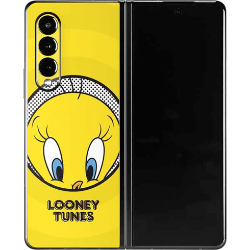 Looney Tunes Tweety Bird Full Galaxy Z Fold3 5G Skin