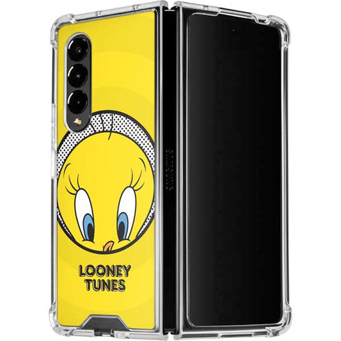 Looney Tunes Tweety Bird Full Galaxy Z Fold4 5G Clear Case