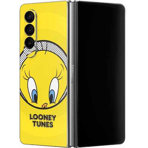 Looney Tunes Tweety Bird Full Galaxy Z Fold4 5G Skin