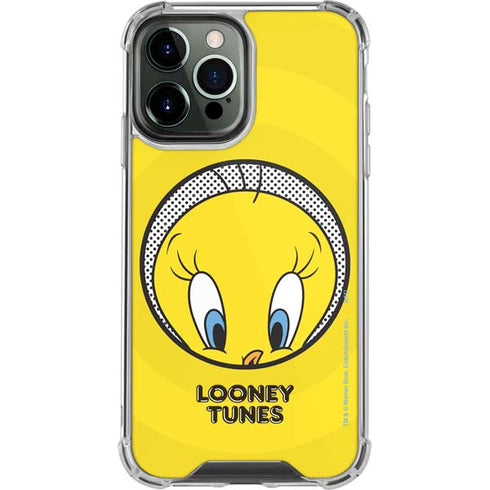 Looney Tunes Tweety Bird Full iPhone 14 Pro Max Clear Case