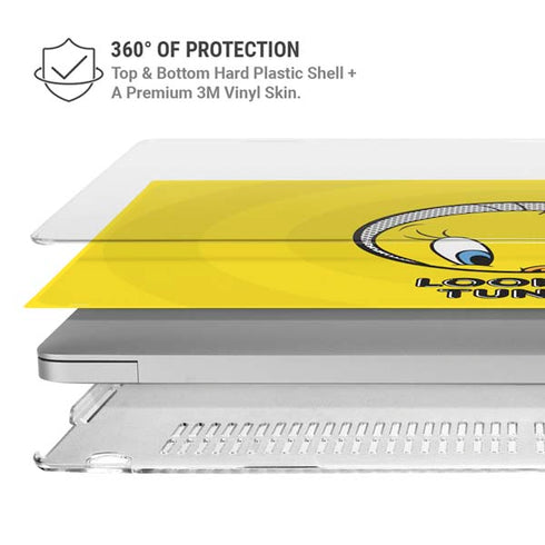 Looney Tunes Tweety Bird Full MacBook Pro 16in (2019-20) Case plus Skin
