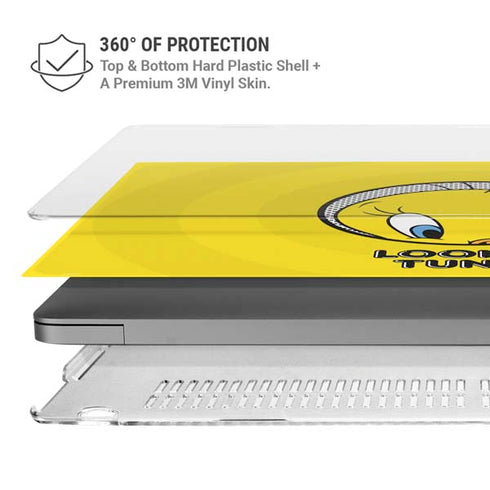 Looney Tunes Tweety Bird Full MacBook Pro 16in (2021-25) Case plus Skin