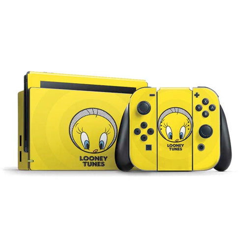 Looney Tunes Tweety Bird Full Nintendo Switch Bundle Skin